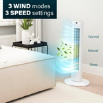 Princess 358225 Smart Compact Quiet Tower Fan 80cm