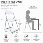 Bravich Candy Folding Chair - White