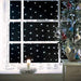 Battery Operated LED 2M x 1.5M Window Net Lights with Green Cable - White (200)-5056150236658-Bargainia.com