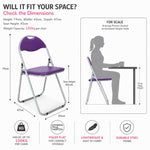 Bravich Candy Folding Chair - Purple