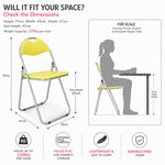Bravich Candy Folding Chair - Yellow