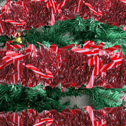 Christmas Tinsel Candy Cane 1.8M