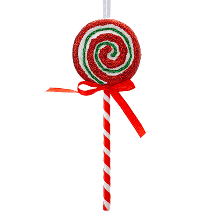 Christmas Decorations Candy Cane Lollipops 2 Pack