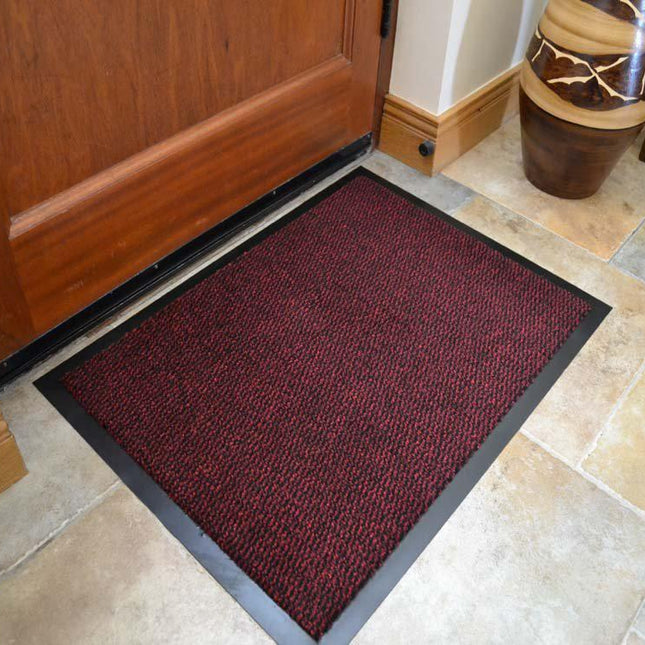 Red DSM Non Slip Barrier Doormat - Assorted Sizes-5056150230380-Bargainia.com