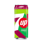 7UP Cherry Sleek Can 24 x 330ml (UA Import) Drinks Partner