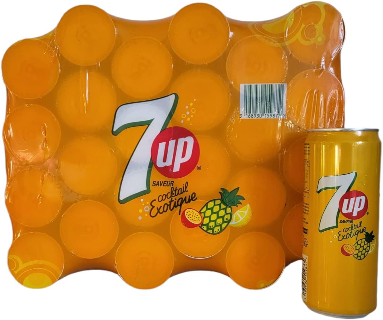 7UP Saveur Cocktail Exotique Can 24 x 330ml (UA Import) Drinks Partner