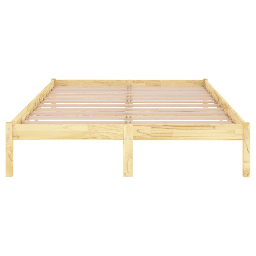 809997 vidaXL Bed Frame without Mattress Solid Wood 140x190 cm - Bargainia.com - 8720286762233 - 809997
