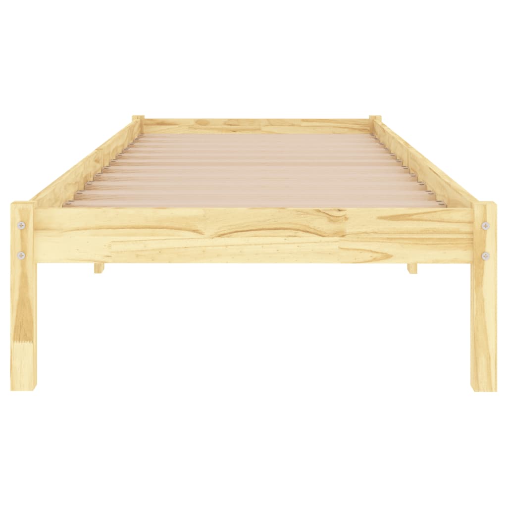 810002 vidaXL Bed Frame without Mattress Solid Wood 90x200 cm - Bargainia.com - 8720286762288 - 810002