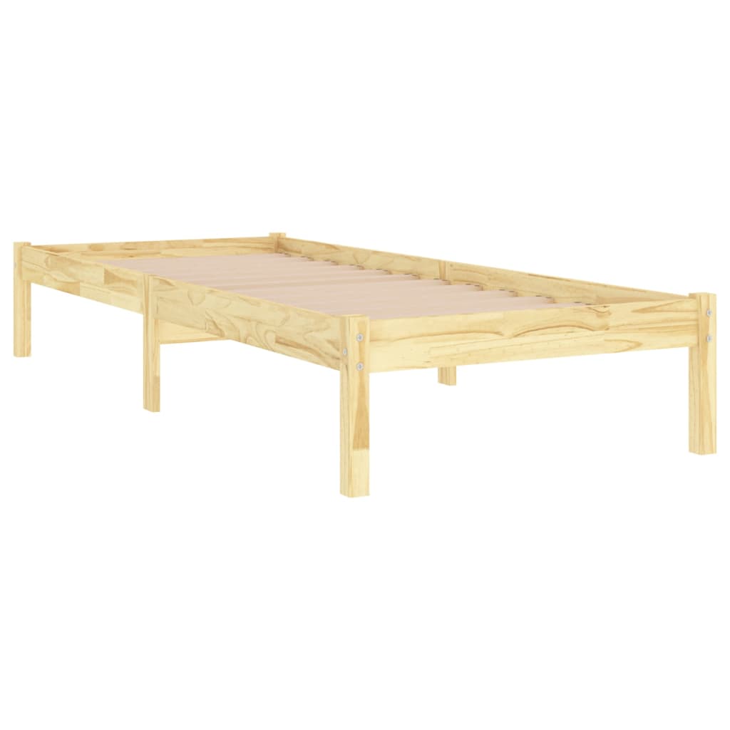 810002 vidaXL Bed Frame without Mattress Solid Wood 90x200 cm - Bargainia.com - 8720286762288 - 810002