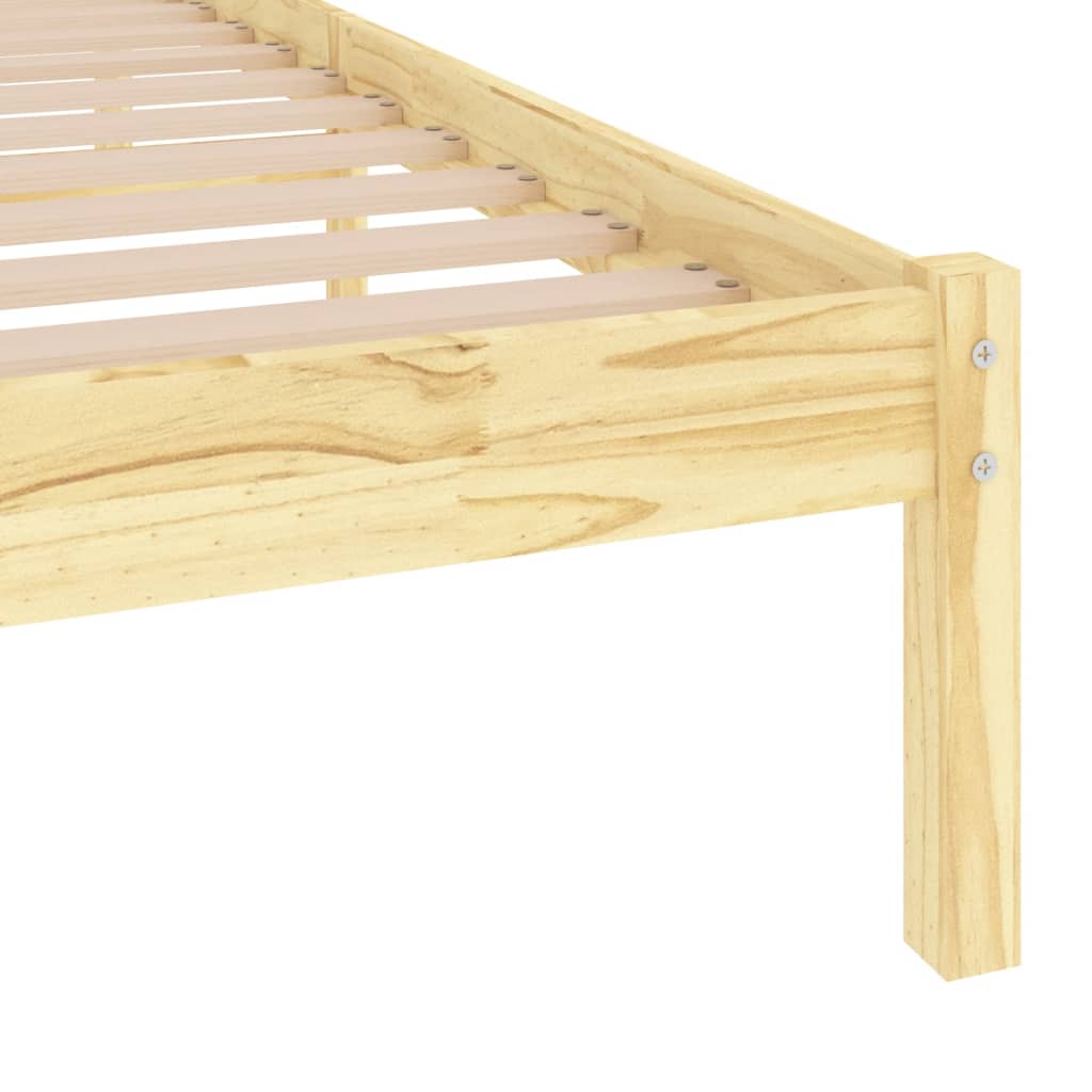 810002 vidaXL Bed Frame without Mattress Solid Wood 90x200 cm - Bargainia.com - 8720286762288 - 810002