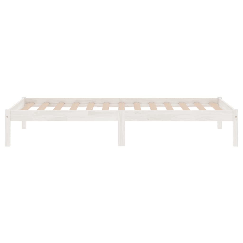810003 vidaXL Bed Frame without Mattress White Solid Wood 90x200 cm - Bargainia.com - 8720286762295 - 810003