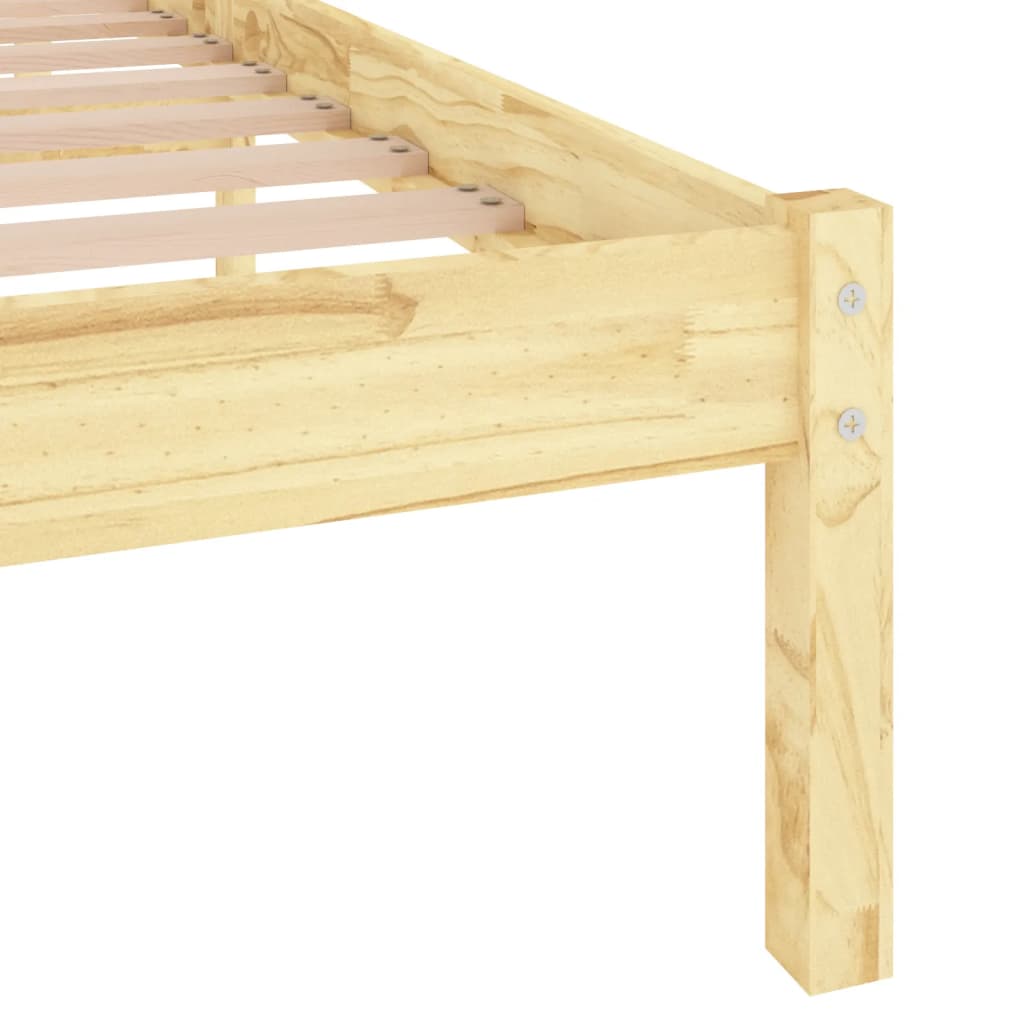 810037 vidaXL Bed Frame without Mattress Solid Wood 200x200 cm - Bargainia.com - 8720286762639 - 810037