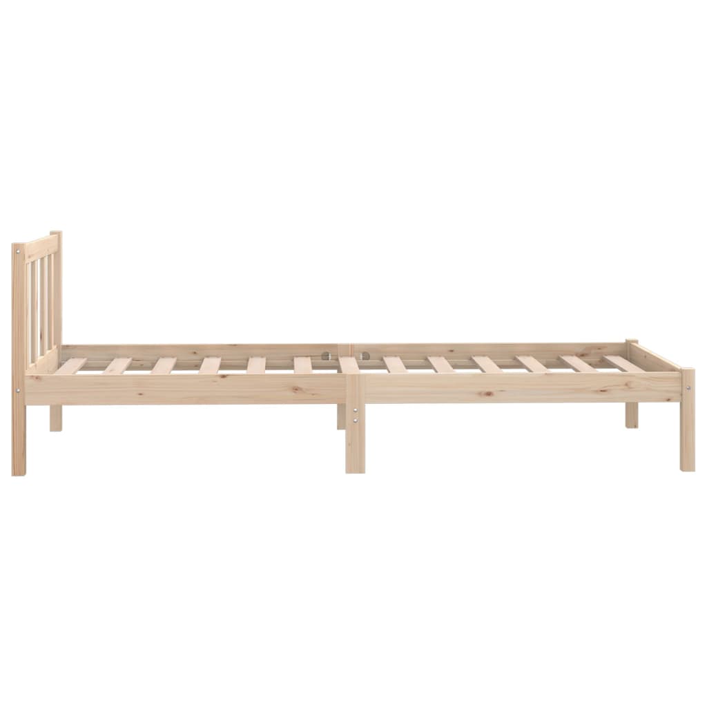 810067 vidaXL Bed Frame without Mattress Solid Wood 90x200 cm - Bargainia.com - 8720286671443 - 810067