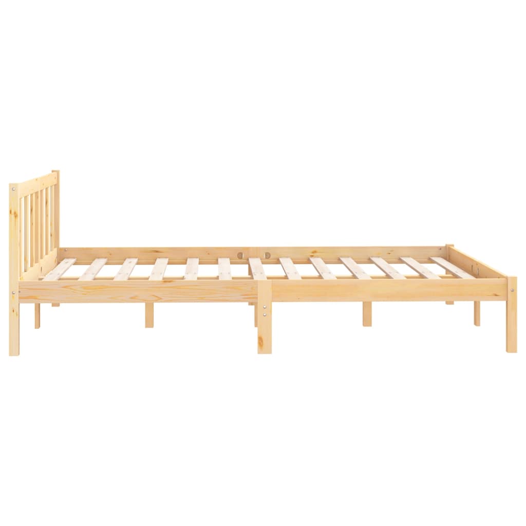 810092 vidaXL Bed Frame without Mattress Solid Wood 160x200 cm - Bargainia.com - 8720286671696 - 810092