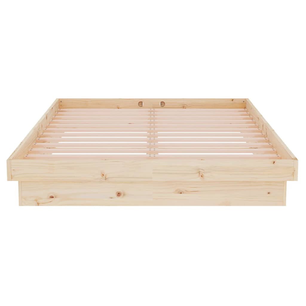 819902 vidaXL Bed Frame without Mattress Solid Wood 120x200 cm - Bargainia.com - 8720287066538 - 819902