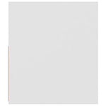 TV Cabinet with LED Lights White 120x35x40 cm