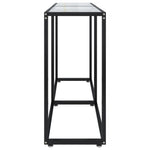 Console Table Transparent 140x35x75.5cm Tempered Glass