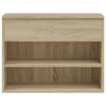 Shoe Bench Sonoma Oak 60x30x45 cm Engineered Wood