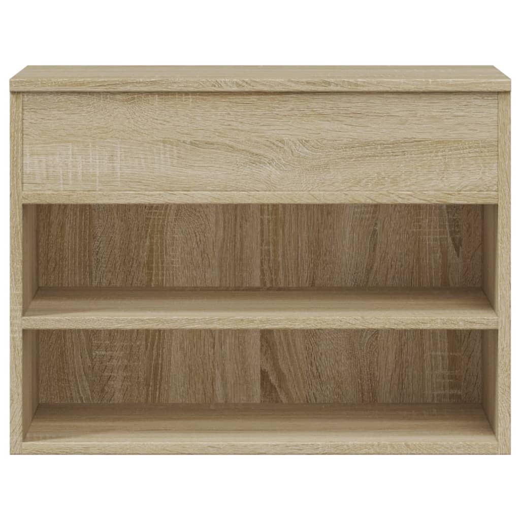 Shoe Bench Sonoma Oak 60x30x45 cm Engineered Wood