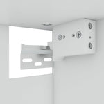 Hanging Glass Cabinet Lyon Grey Sonoma 60x31x60 cm Engineered Wood