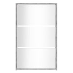 Shoe Cabinet with Mirror 3-Layer Grey Sonoma 63x17x102.5 cm