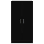 Shoe Cabinet Black 55x35x108 cm Engineered wood