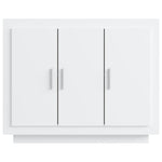 Sideboard White 92x35x75 cm Engineered Wood