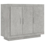 Sideboard Concrete Grey 92x35x75 cm Engineered Wood