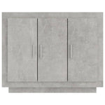 Sideboard Concrete Grey 92x35x75 cm Engineered Wood
