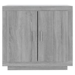Sideboard Grey Sonoma 80x40x75 cm Engineered Wood