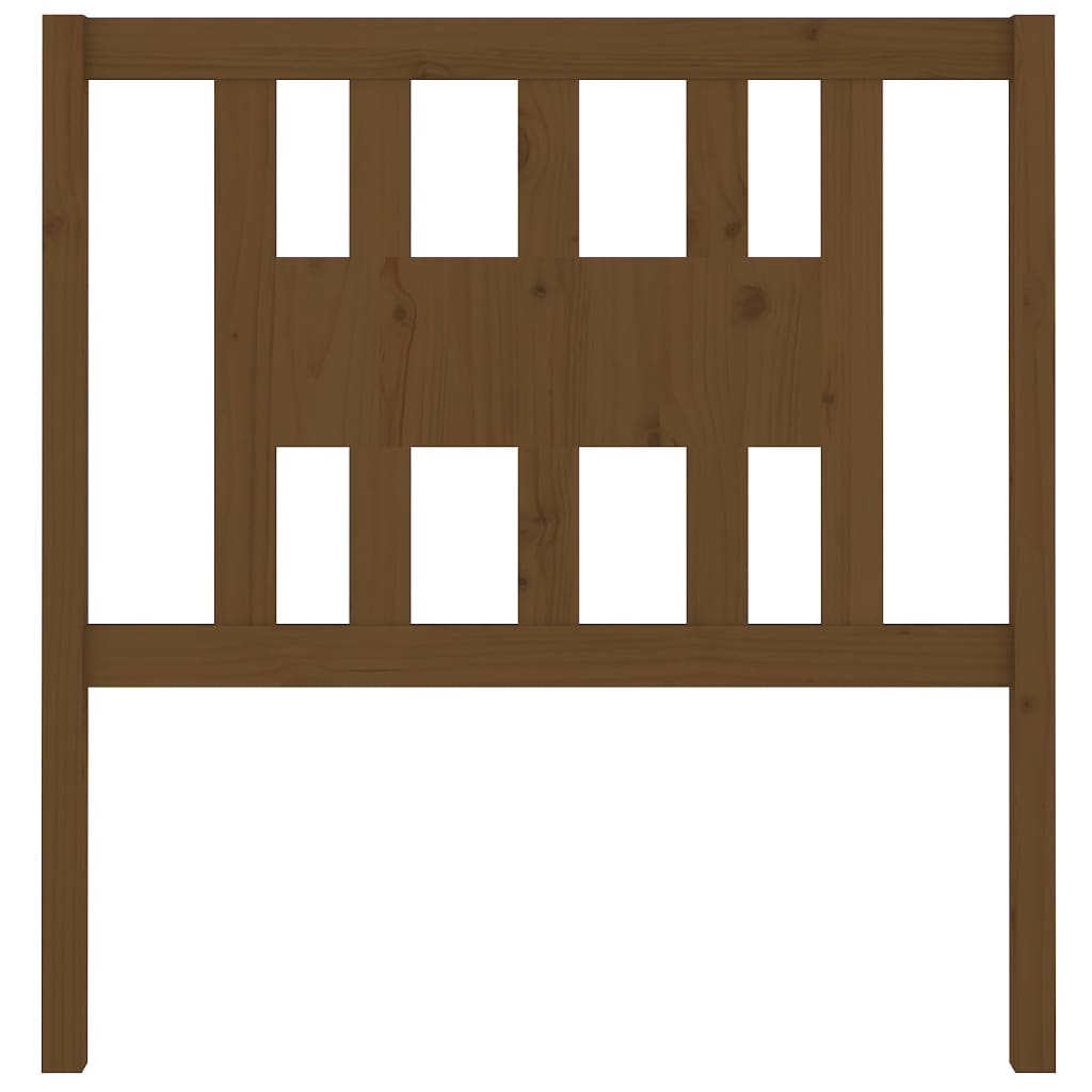 Headboard Honey Brown 106x4x100 cm Solid Wood Pine