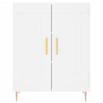 Sideboard White 69.5x34x90 cm Engineered Wood