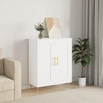 Sideboard White 69.5x34x90 cm Engineered Wood