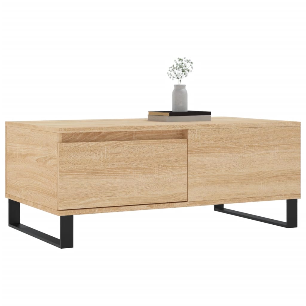 Coffee Table Sonoma Oak 90x50x36.5 cm Engineered Wood