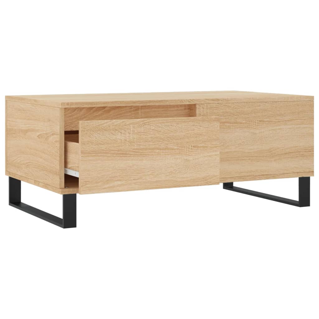 Coffee Table Sonoma Oak 90x50x36.5 cm Engineered Wood