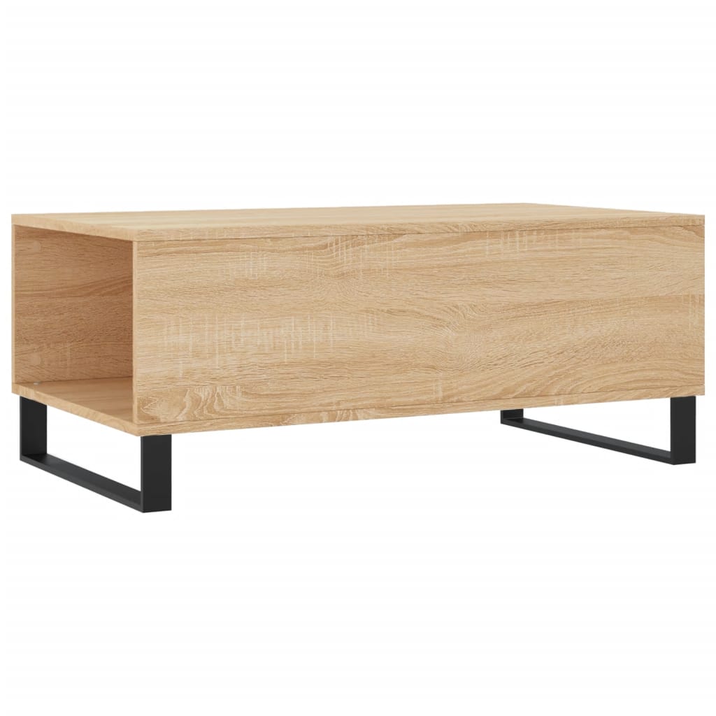 Coffee Table Sonoma Oak 90x50x36.5 cm Engineered Wood