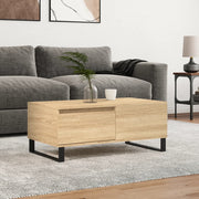 Coffee Table Sonoma Oak 90x50x36.5 cm Engineered Wood