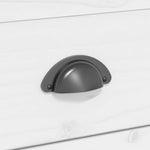 Coffee Table BODO White and Brown 100x55x45 cm Solid Wood Pine