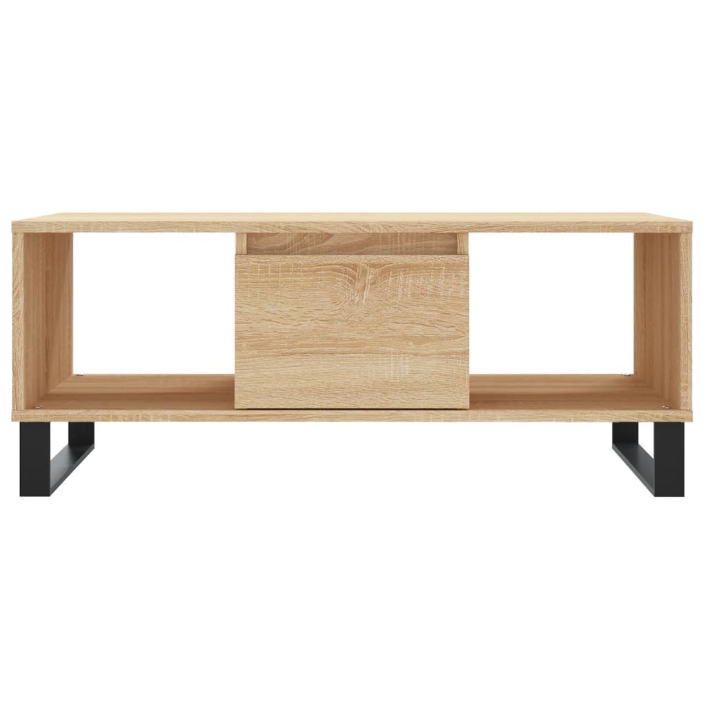 Coffee Table Sonoma Oak 90x50x36.5 cm Engineered Wood