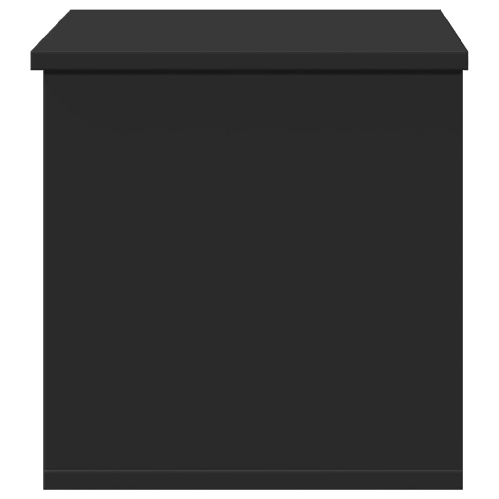 Storage Box Black 60x35x35 cm Engineered Wood