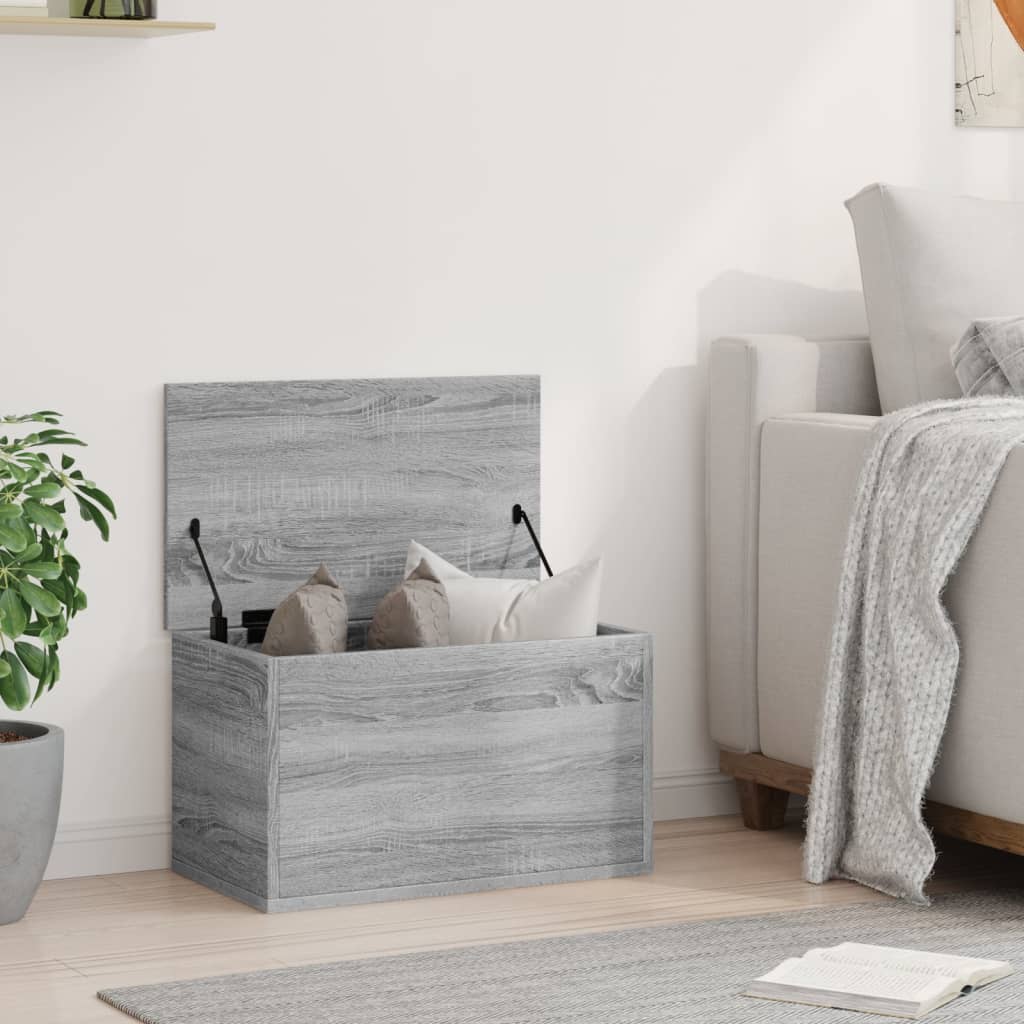 Storage Box Grey Sonoma 60x35x35 cm Engineered Wood