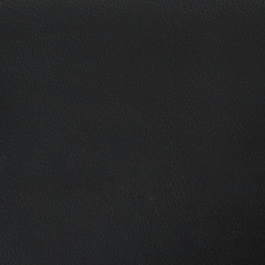 Bed Frame without Mattress Black 90x190 cm Single Faux Leather