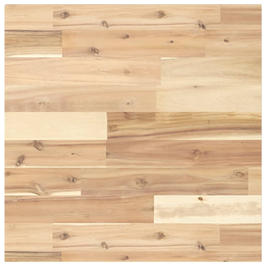 Basin Shelf Wall Mounted Steel and Solid Wood Acacia