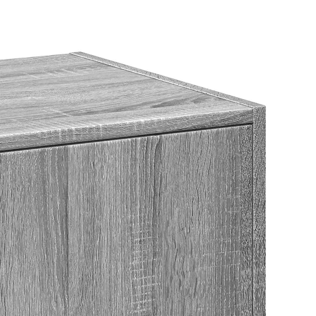 Apothecary Cabinet Grey Sonoma 40x41x77.5 cm Engineered Wood