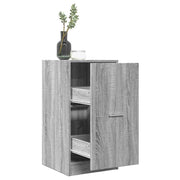 Apothecary Cabinet Grey Sonoma 40x41x77.5 cm Engineered Wood