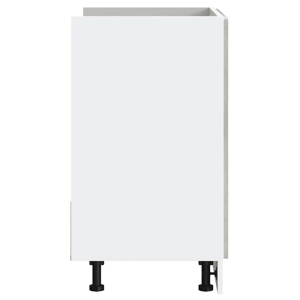 Sink Base Cabinet "Porto" Concrete Grey 80x46x81.5 cm Engineered Wood