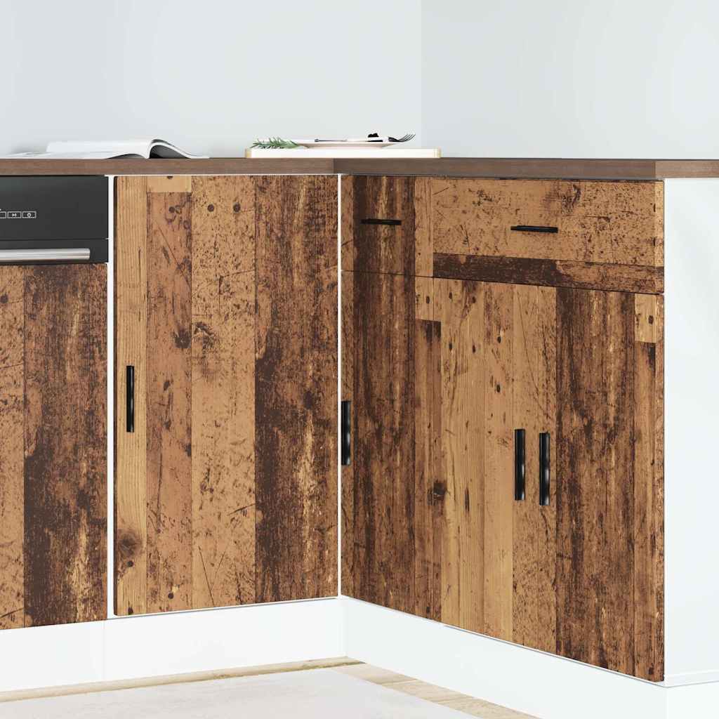 Sink Base Cabinet Lyon Old Wood Engineered Wood