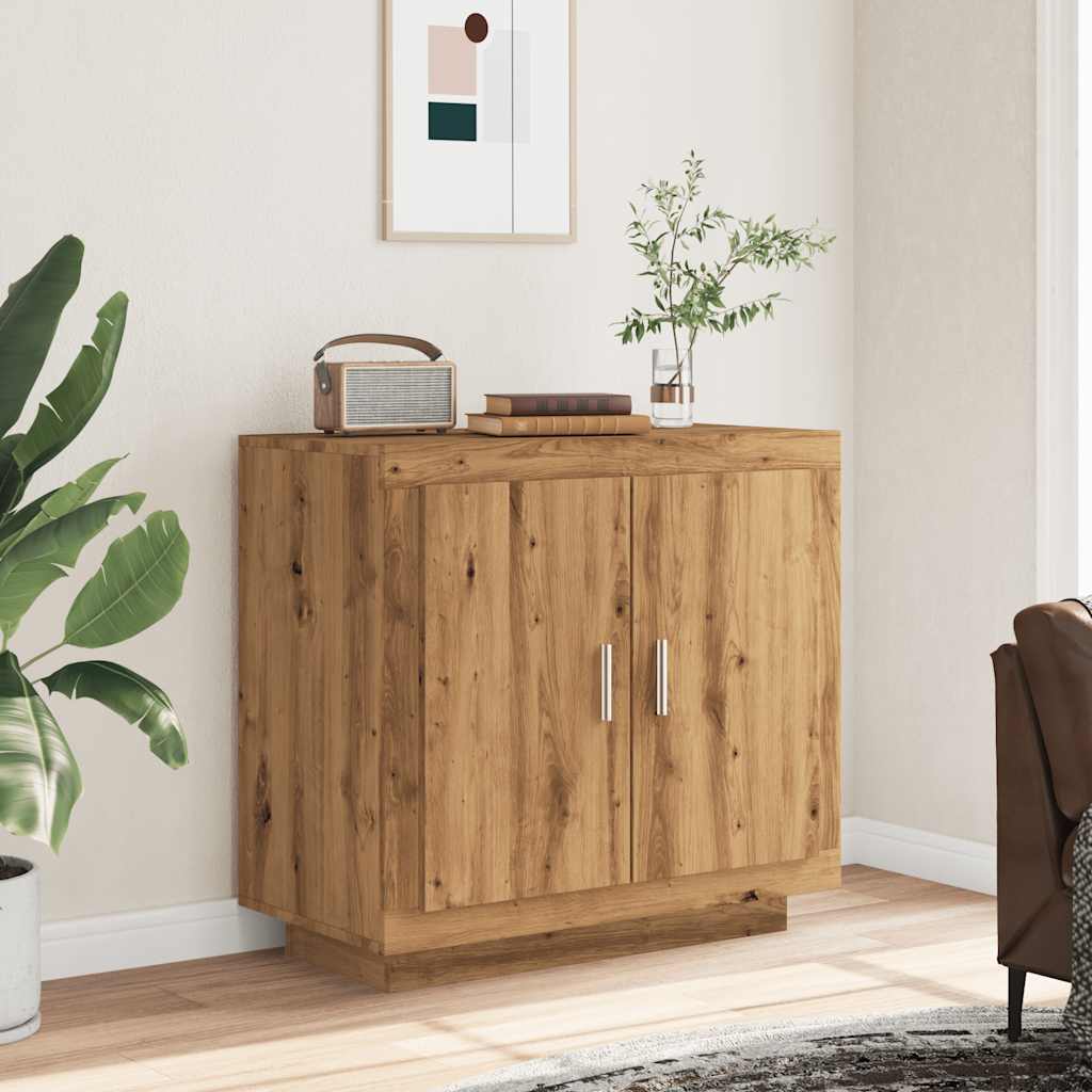 Sideboard Artisan Oak 80x40x75 cm Engineered Wood