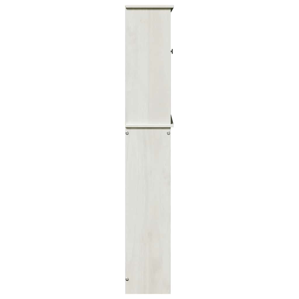 Toilet Cabinet VIGO White 60 x 27 x 161 cm Solid pine wood