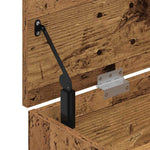 Shoe Bench Old Wood 102x30.5x45 cm Engineered Wood